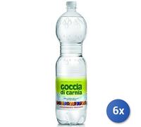 6x Multipack Acqua Goccia Carnia Leggero.Frizz.Lt 1.5