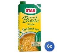 6x Multipack Brodo Star Pronto Pollo Lt 1