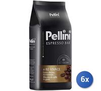 6x Multipack Caffe Pellini N 82 Vivace Grani Kg 1
