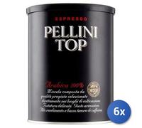 6x Multipack Caffe Pellini Top Barattolo Gr 250