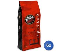 6x Multipack Caffe Vergnano Espresso Bar Grani Kg 1