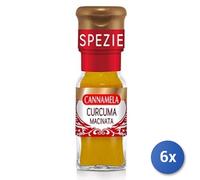 6x Multipack Cannamela Curcuma Macinata Gr 30