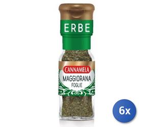 6x Multipack Cannamela Maggiorana Foglie Gr 5
