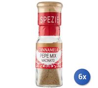 6x Multipack Cannamela Pepe Mix Macinato