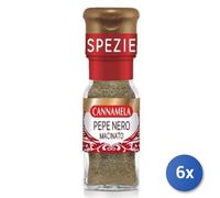 6x Multipack Cannamela Pepe Nero Macinato Gr 28