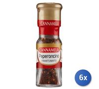 6x Multipack Cannamela Peperoncino Frantumato Gr 15