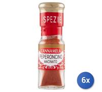 6x Multipack Cannamela Peperoncino Macinato Gr 25