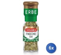 6x Multipack Cannamela Semi Di Finocchio Gr 20