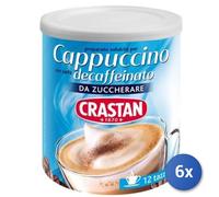 6x Multipack Cappuccino Crastan Decaffein. Gr 150 Solubile