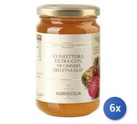 6x Multipack Confettura Agrisicilia Extra Fico D'India Etna Gr. 360