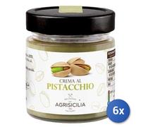 6x Multipack Crema Di Pistacchio Agrisicilia 20% Gr 200
