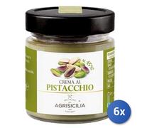 6x Multipack Crema Di Pistacchio Agrisicilia 45% Gr 200
