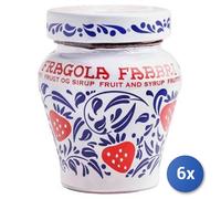 6x Multipack Fabbri Confettura Vaso Gr 230 Fragola