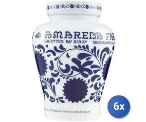 6x Multipack Fabbri Confettura Vaso Gr 600 Amarena