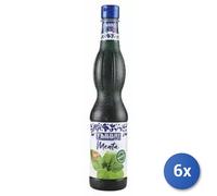 6x Multipack Fabbri Sciroppo Menta Ml 560