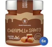 6x Multipack Mado Crema Di Caramello Salato Gr 200