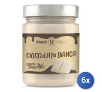 6x Multipack Mado Crema Di Cioccolataolata Bianca Gr 350