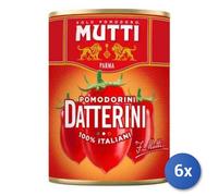 6x Multipack Mutti Pomodorini Datterini Gr 400 Lattina