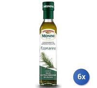 6x Multipack Olio Monini Condimento Rosmarino Ml 250