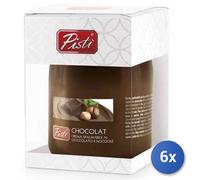 6x Multipack Pistì Crema Di Cioccolato Vaso Gr 600