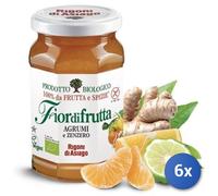6x Multipack Rigoni Confettura Bio Gr 250 SENZA ZUCCHERO Agrumi Zenzero