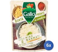 6x Multipack Riso Gallo Espresso Basmati Gr 250