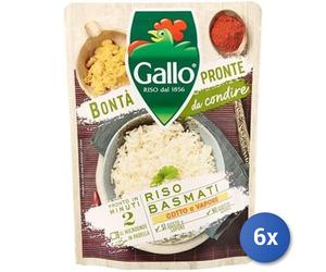 6x Multipack Riso Gallo Espresso Basmati Gr 250