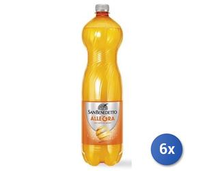 6x Multipack San Benedetto Aranciata Lt 1.5 Bottiglia