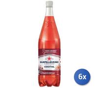6x Multipack San Pellegrino Bottiglia Lt 1,20 Cocktail Ginger