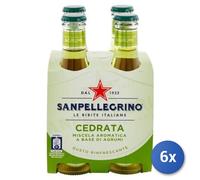 6x Multipack San Pellegrino Vetro 4X200 Ml Cedrata