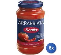 6x Multipack Sugo Barilla Arrabbiata Gr 400