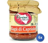 6x Multipack Sugo Cucina Toscana Gr 180 Ragu' Capriolo
