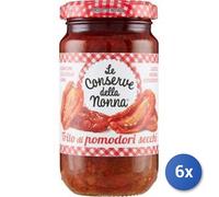 6x Multipack Sugo Nonna Trito Pomodori Secchi Gr 190