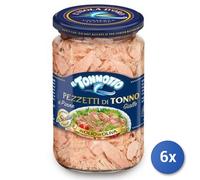 6x Multipack Tonno Isola D'Oro Filetti Gr 300 Vetro