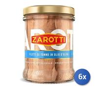 6x Multipack Tonno Zarotti Olio Oliva Gr 200 Filetti