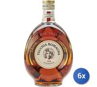6x Multipack Vecchia Romagna Ml 700 Etichetta Classica