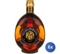 6x Multipack Vecchia Romagna Ml 700 Etichetta Nera