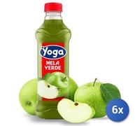 6x Multipack Yoga Succo Bottiglia Lt 1 Mela Verduree