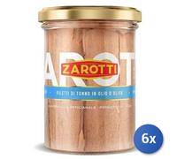 6x Multipack Zarotti Filetti Di Tonno Olio Oliva Gr 400