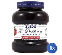 6x Multipack Zuegg Confettura Gr 700 Frutti Di Bosco