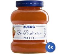 6x Multipack Zuegg Confettura Gr 700 Pesca
