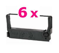 6x Nastro Tg. 657 Per Epson ERC23 M250 M255 M260 M265 M280 Tm 250 267 270 Nylon