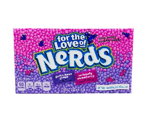 6x Nerds per Il Love Di Nerds Uva Fragola Gusto Teatro Scatola 141.7g
