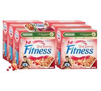 6X Nestle Fitness Red Berries Barrette ai Cereali Integrali con Frutti Rossi Calcio e Ferro 141g [6 Confezioni]