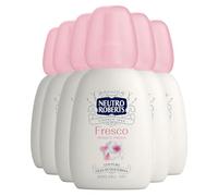 6x Neutro Roberts Deodorante Spray Fresco Monoi e Fresia Zero Gas 0% Sali di Alluminio 48h - 6 Flaconi da 75ml