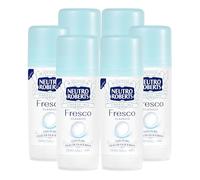 6x Neutro Roberts Deodorante Stick Fresco Blu Efficace 48h Senza Sali di Aluminio - 6 Flaconi da 40ml ognuno