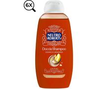 6x Neutro Roberts Doccia Shampoo Cedro e Zenzero Energizzante 6x250ml
