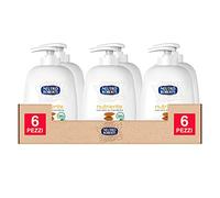 6x Neutro Roberts Sapone Liquido Nutriente con Olio di Mandorle Dermatologicamente Testato - 6 Flaconi da 200ml ognuno