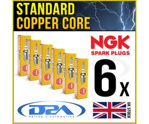 6x NGK BKR5EYA (2087) Standard CANDELE