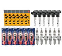 6x NGK Bobina Accensione + 6x Candela Iridio Ix Adatto A per Porsche Boxster 986